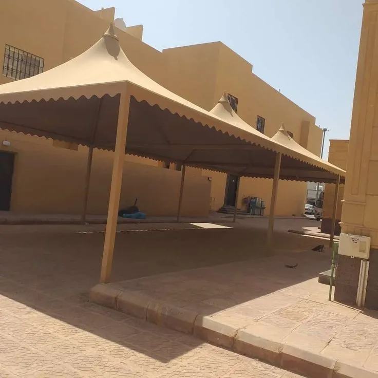 حداد عمل مظلات مخروطية هرمية الرياض