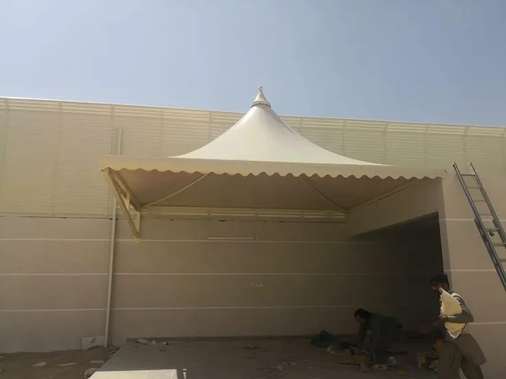 حداد عمل مظلات مخروطية هرمية الرياض