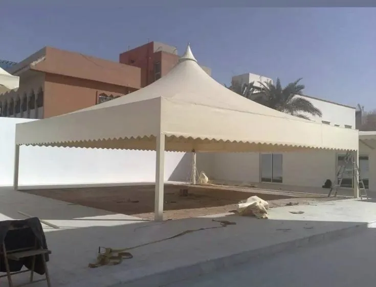 سعر متر المظلات الهرمية الرياض