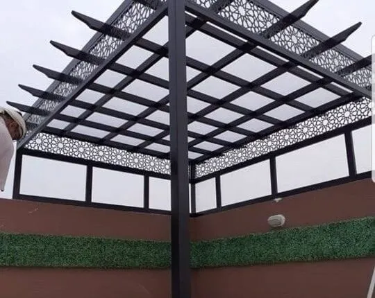 برجولات خارجية وجلسات بالرياض تصاميم عصرية 1447