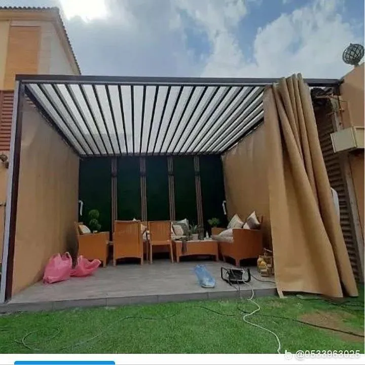 أفضل برجولات خارجية في الرياض – تناسب الفلل والاستراحات