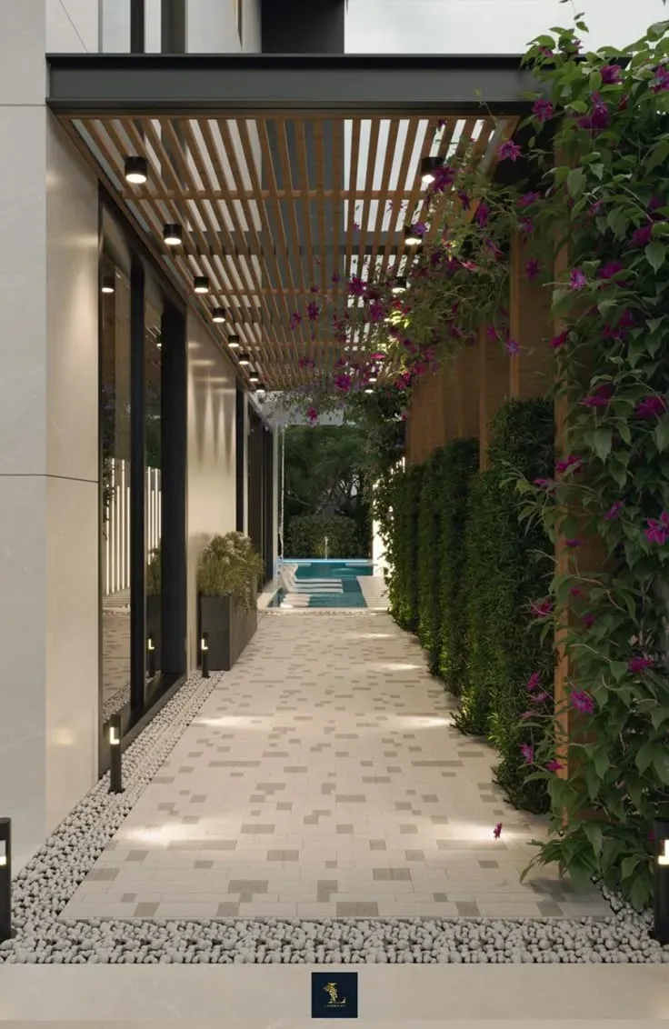 حداد مظلات مداخل فلل في الرياض وشماله: تصاميم مودرن 
