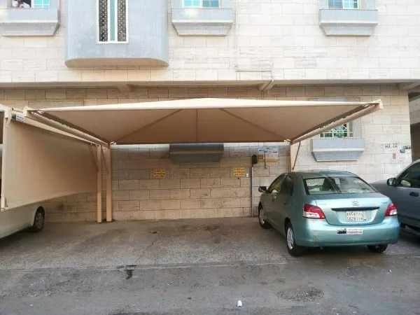 اصلاح مظلات كراج مقوسة بتثبيت آمن في الرياض