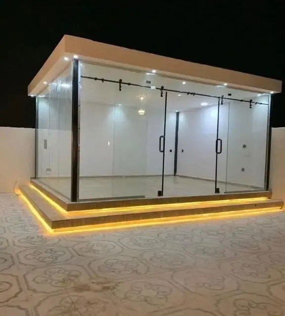 مجالس زجاجية وملاحق خارجيه فخمة بشمال الرياض:تصاميم عصرية